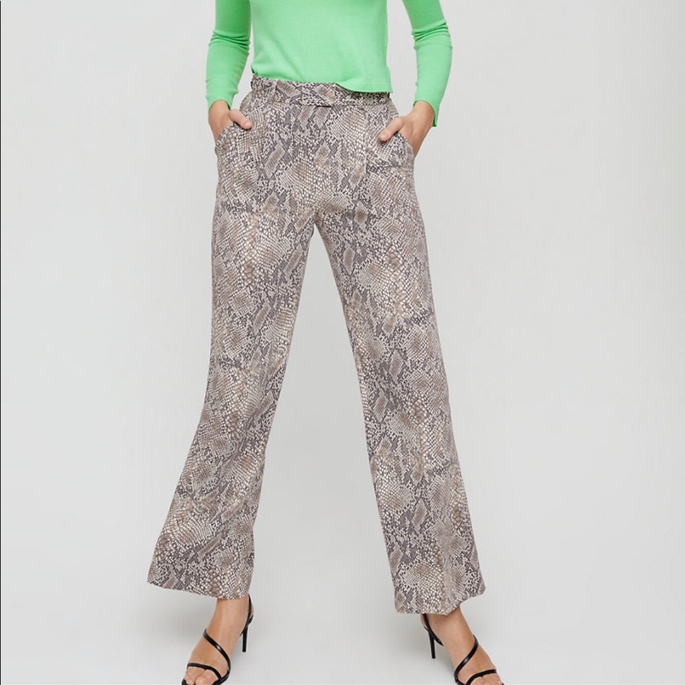 Babaton ‘Sadiki’ Snakeprint Trousers - 0
